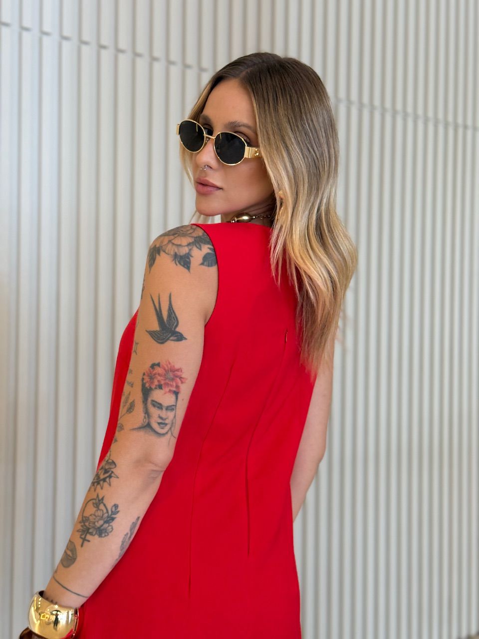 VESTIDO MAIARA CURTO VERMELHO.