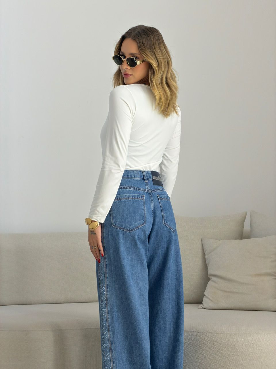 BLUSA IVANA METAL OFF