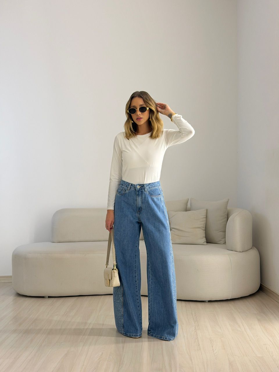 BLUSA IVANA METAL OFF