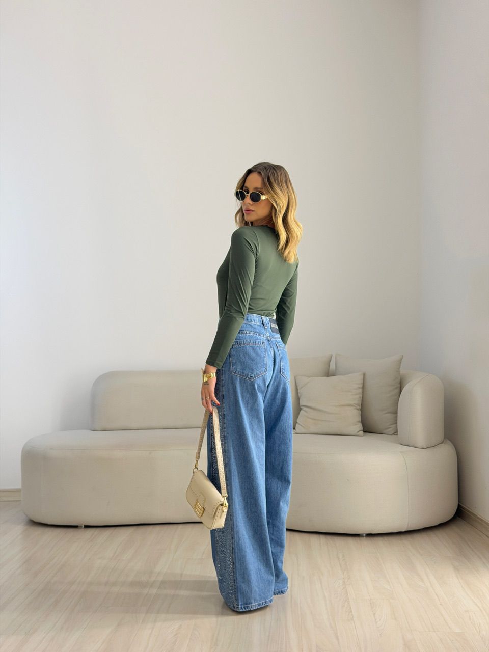 BLUSA IVANA METAL VERDE