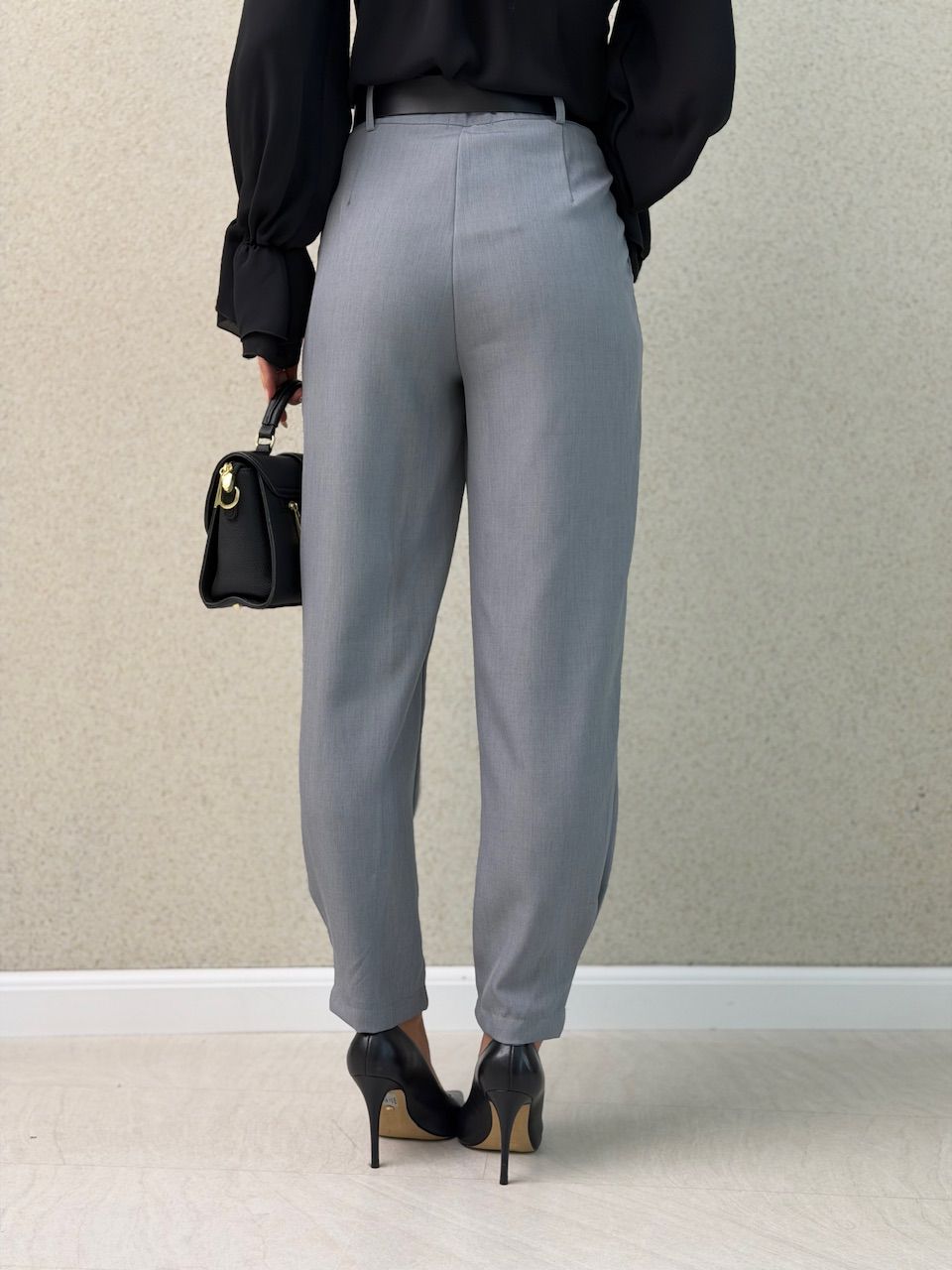 CALÇA KATARINE CENOURA CINZA