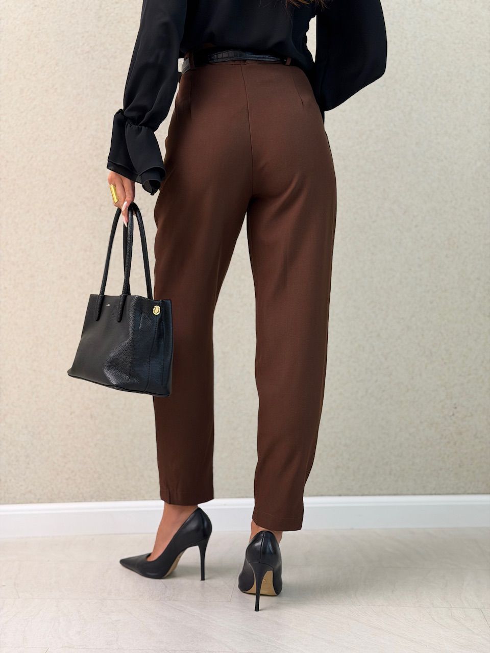 CALÇA KATARINE CENOURA MARROM