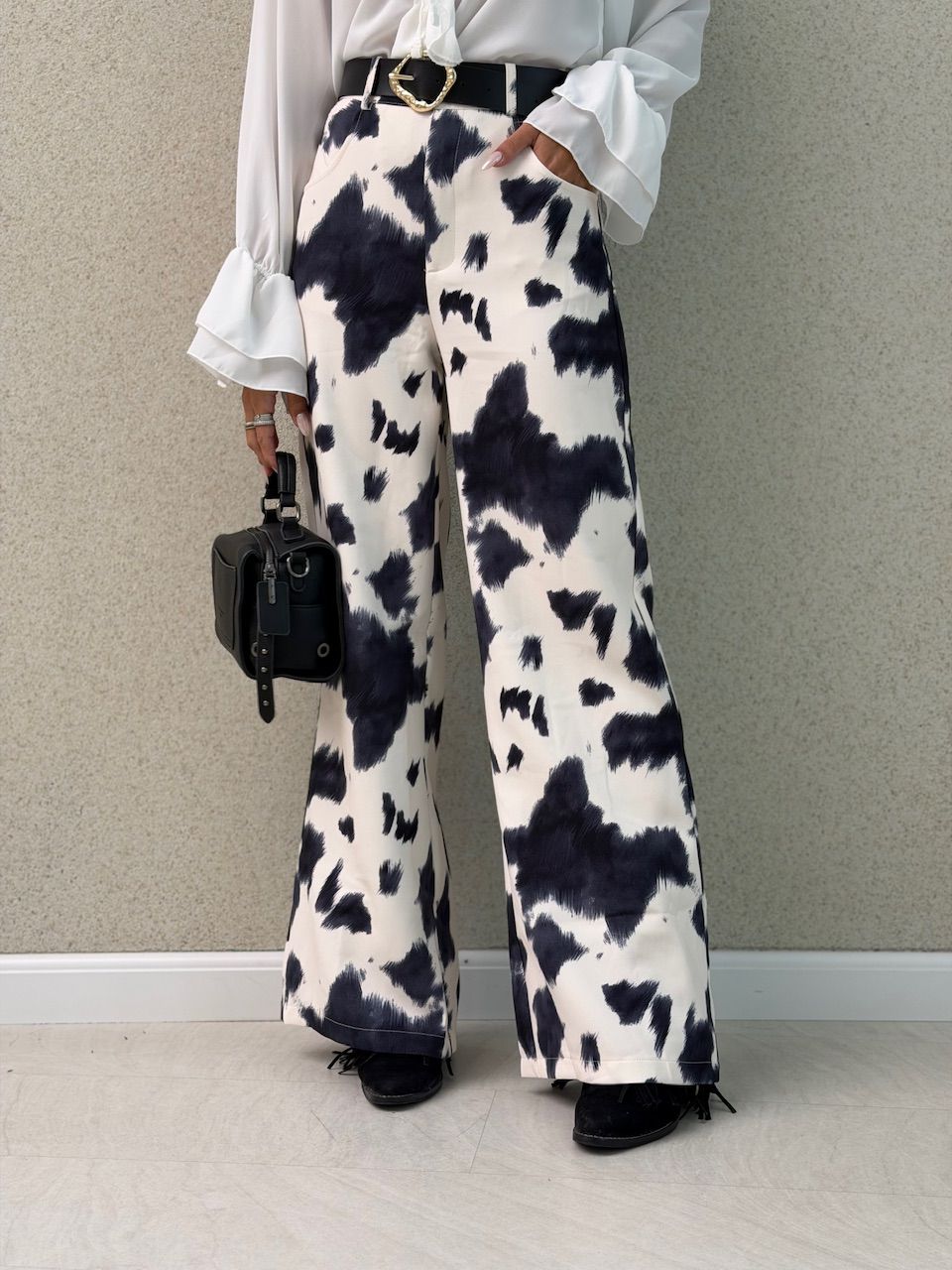 CALÇA MELINA VACA MARINHO