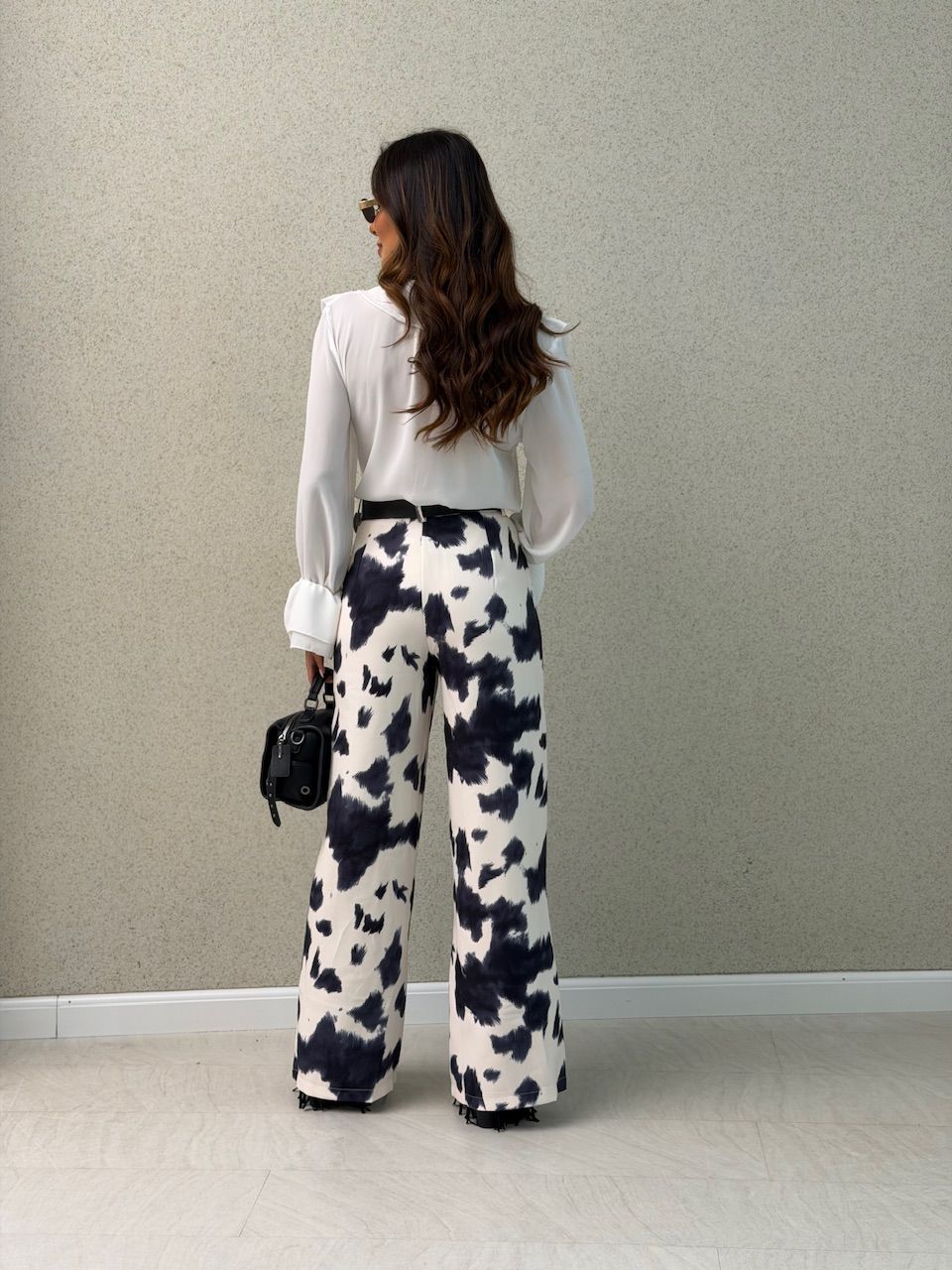 CALÇA MELINA VACA MARINHO