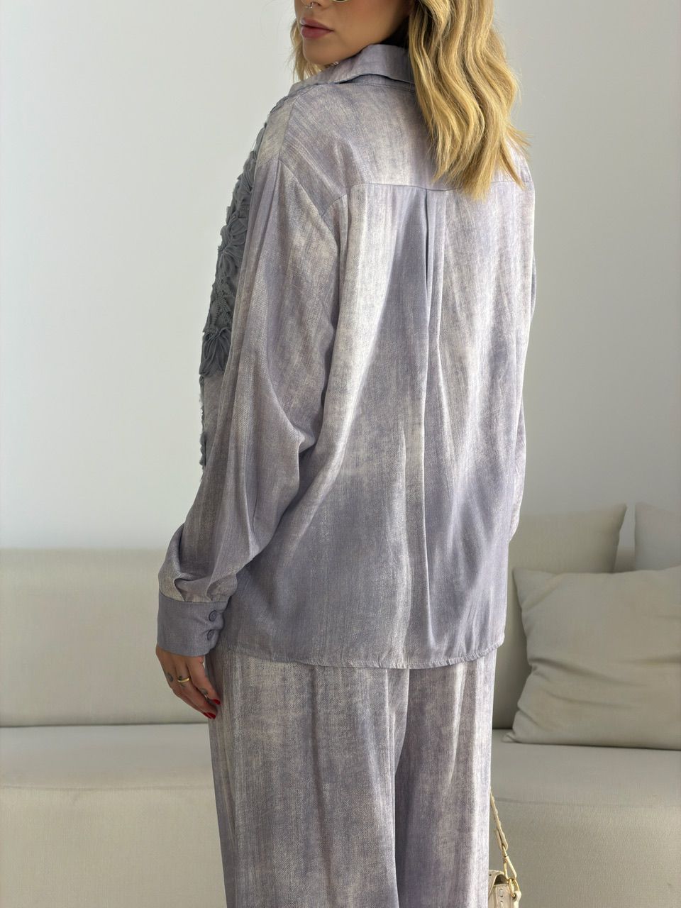 CONJUNTO KÁTIA CAMISA CINZA