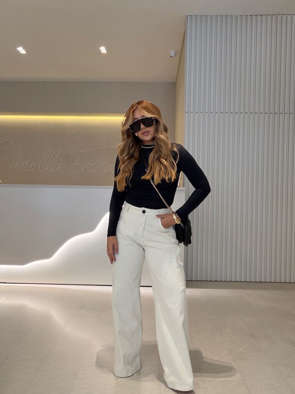 CALÇA BIANCA CARGO CRU