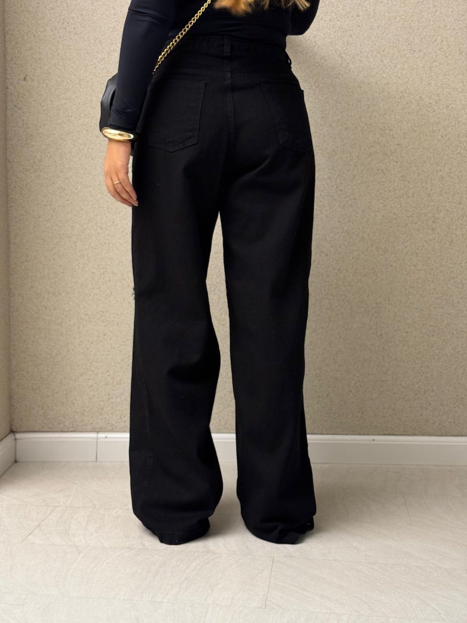 CALÇA DUDA DESTROYED PRETA
