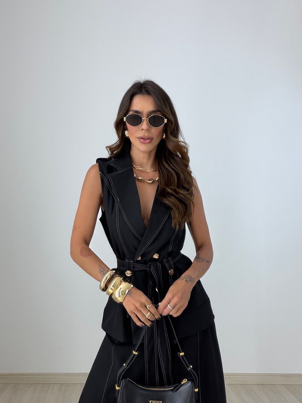 CONJUNTO JADE SAIA PRETO