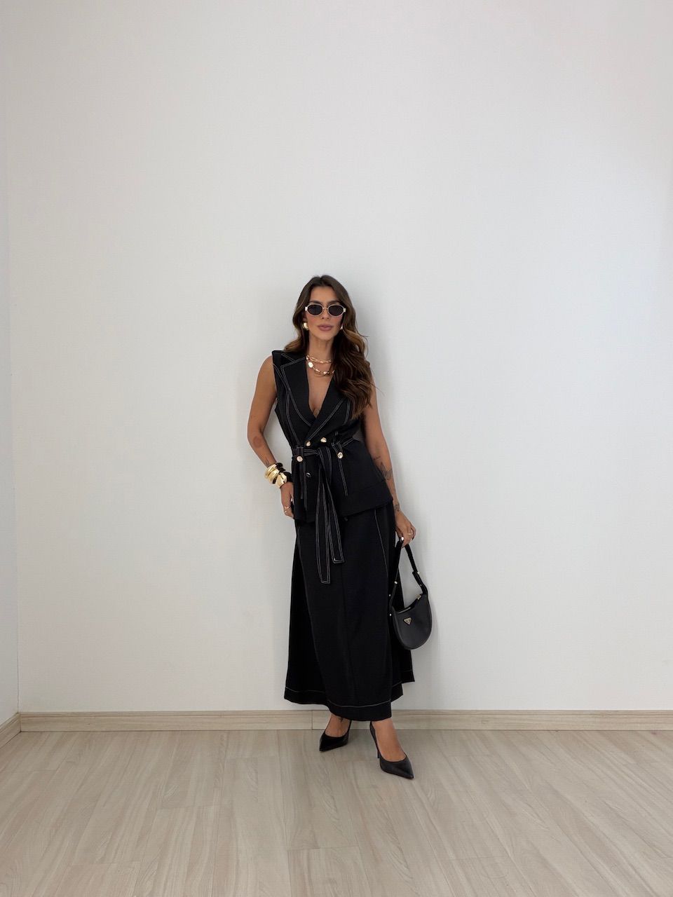 CONJUNTO JADE SAIA PRETO