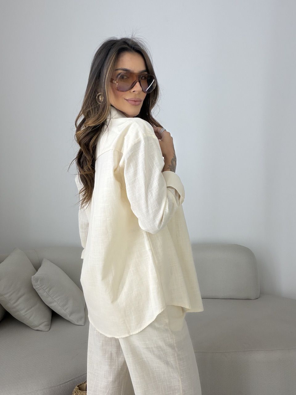 TRIJUNTO VANDA CALÇA AREIA