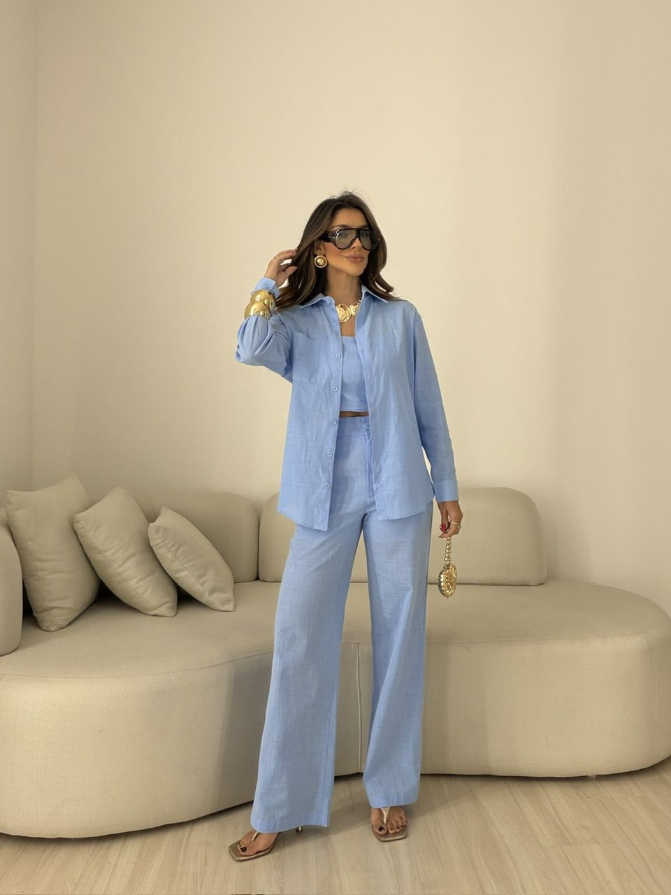 TRIJUNTO VANDA CALÇA AZUL