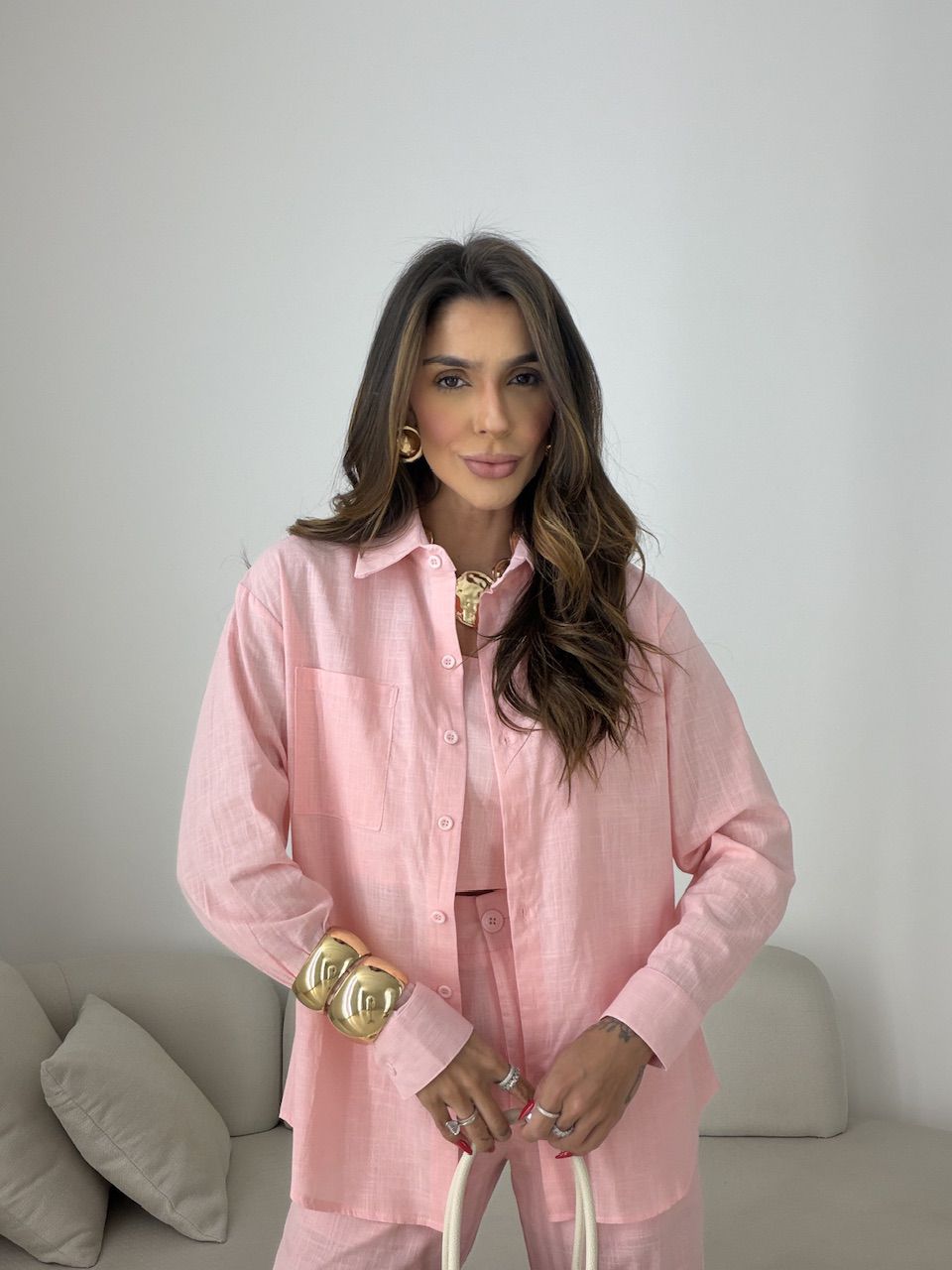 TRIJUNTO VANDA CALÇA ROSA