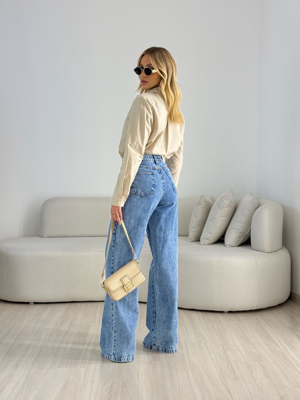 CAMISA LUCIA LISA AREIA