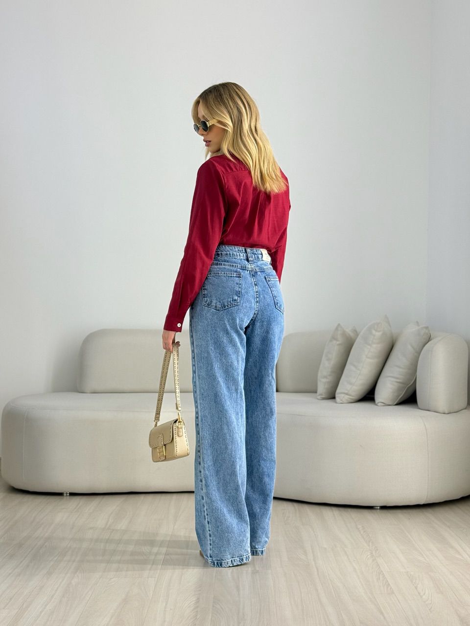 CAMISA LUCIA LISA VINHO