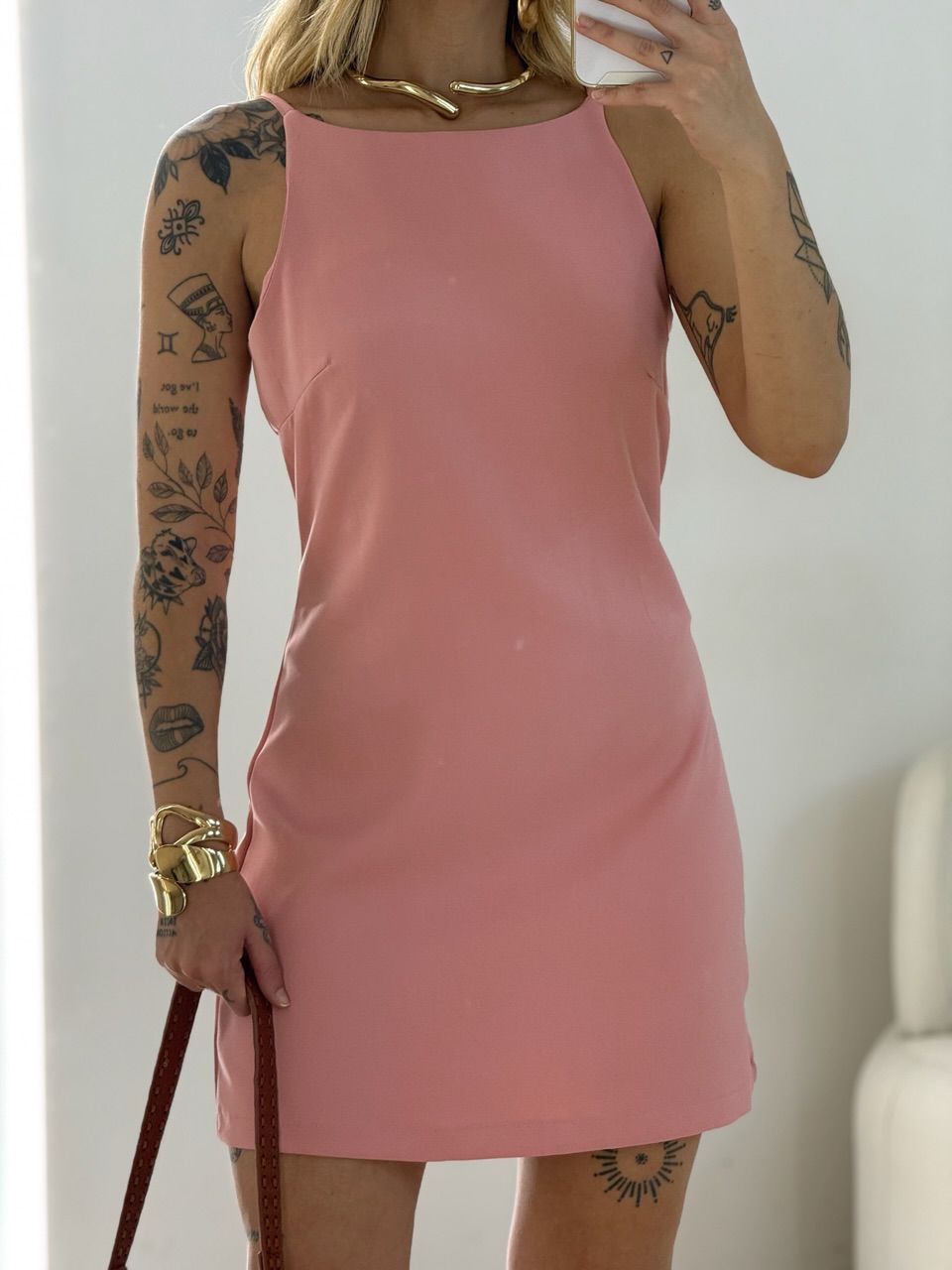 VESTIDO GIULIA ALÇA ROSÊ