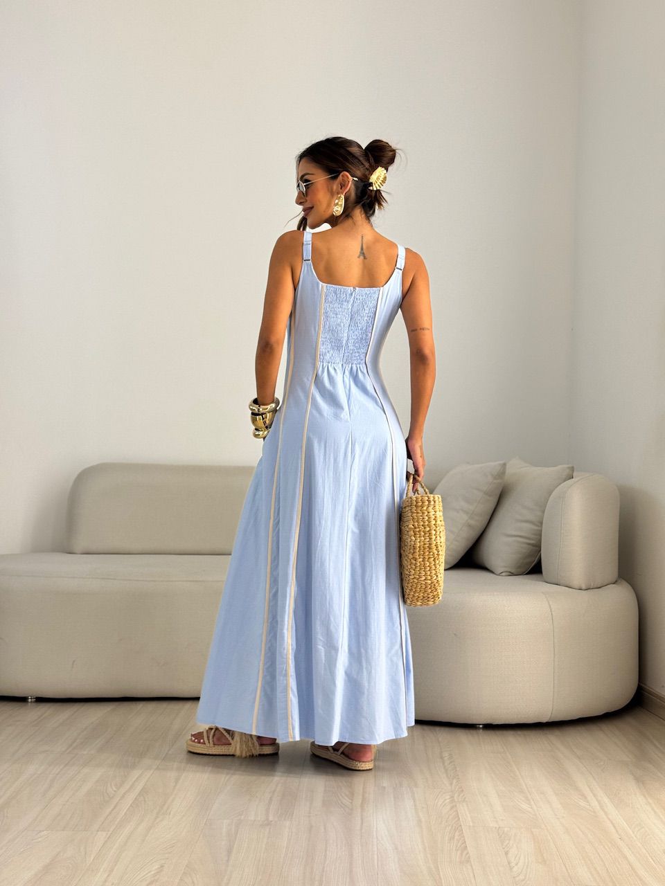 VESTIDO IVANA VIÉS AZUL