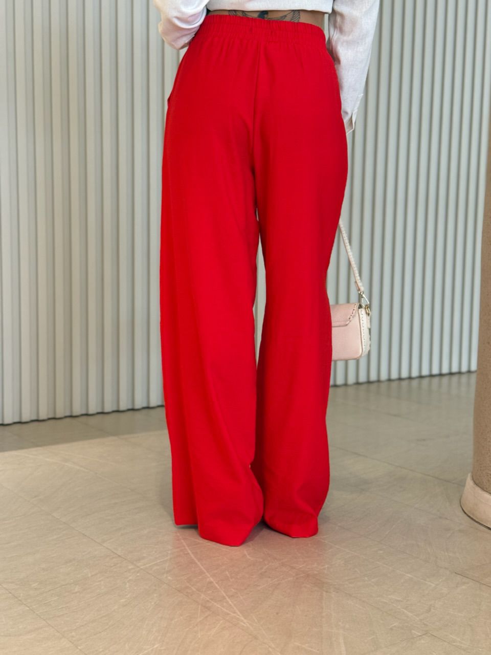 CALÇA REBECA PANTALONA vermelha