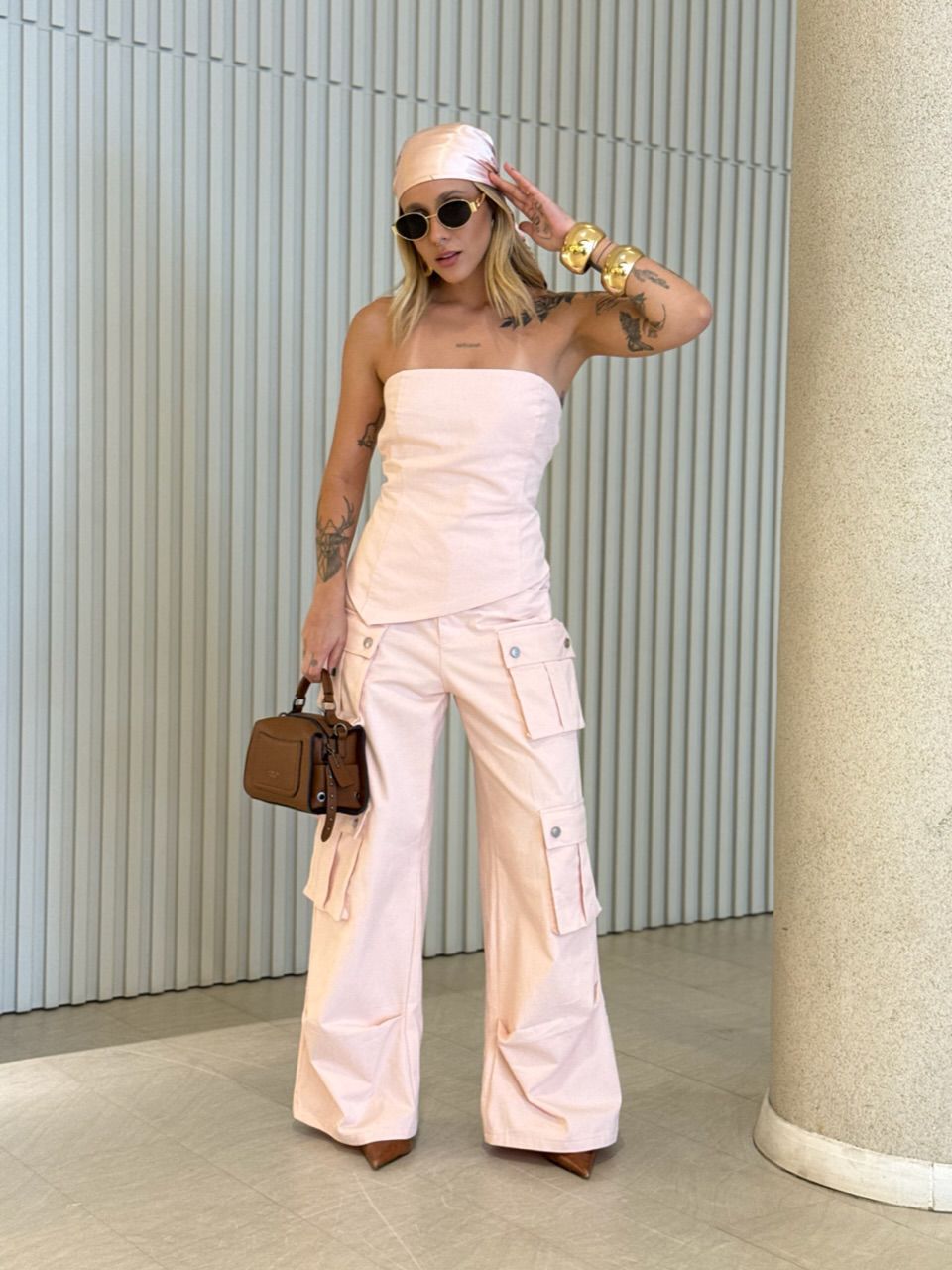 CONJUNTO BRUNA CARGO ROSA