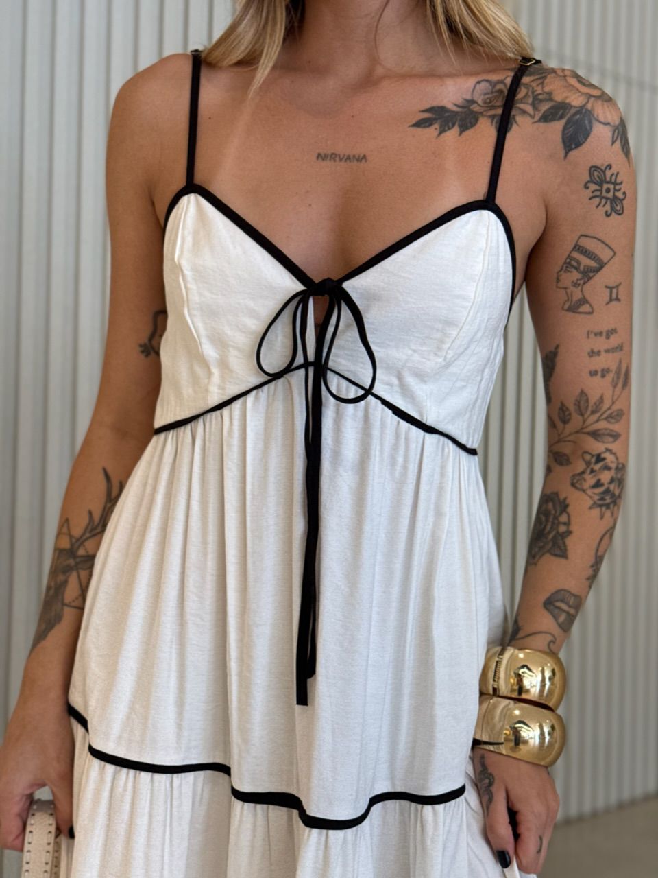 VESTIDO ANA CAROLINA ALÇA OFF