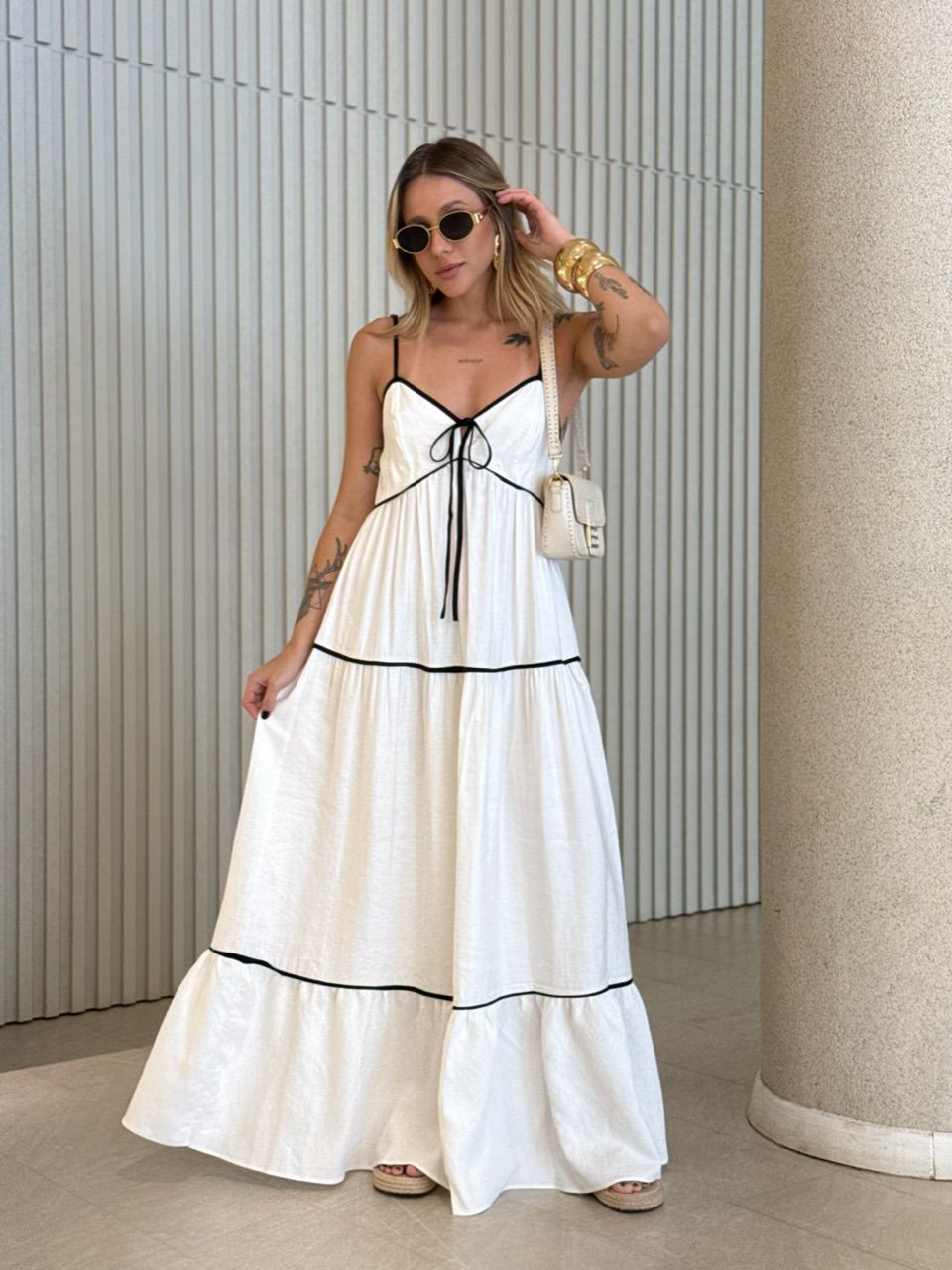 VESTIDO ANA CAROLINA ALÇA OFF