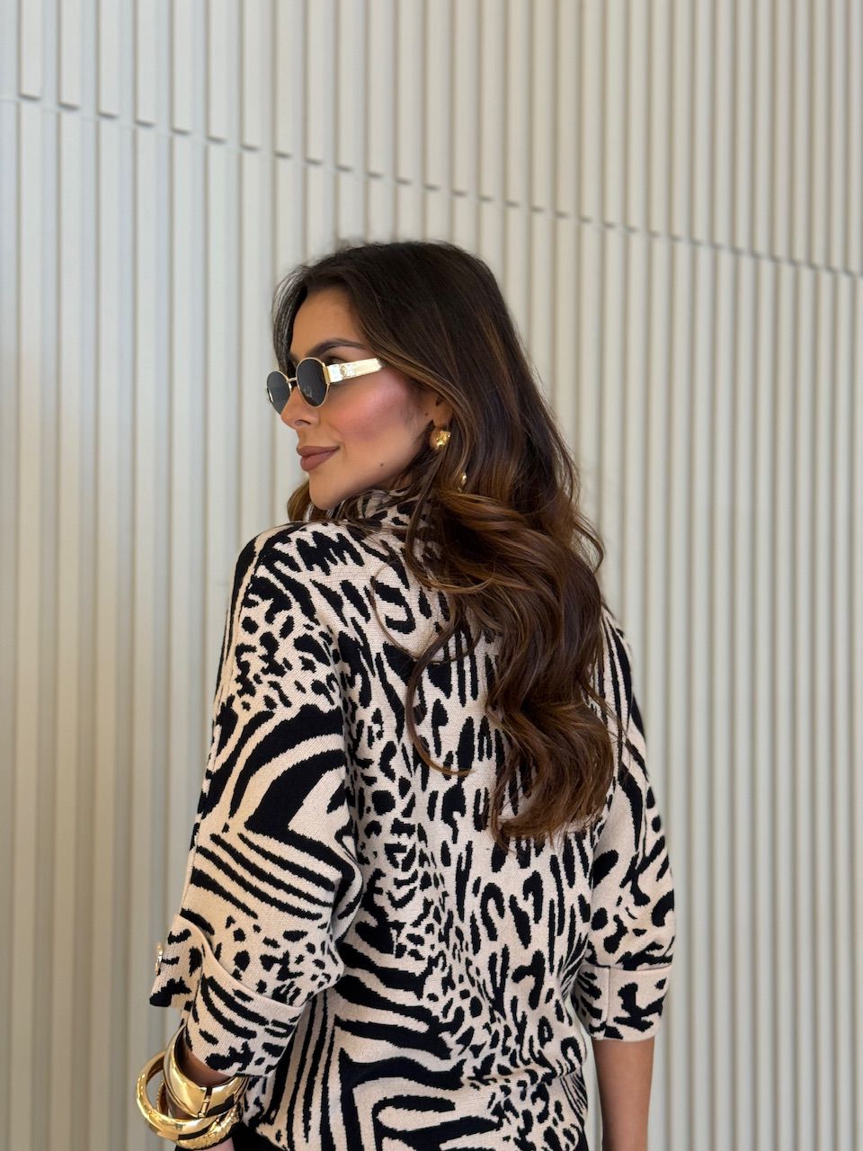 BLUSA SORAIA ANIMAL PRINT AREIA