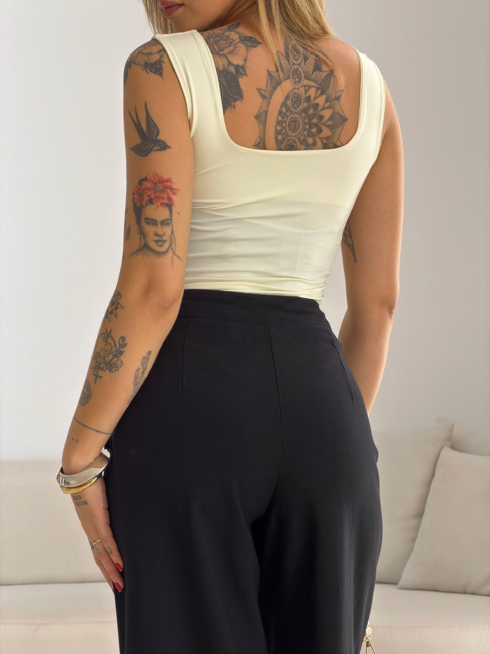 CALÇA PAOLA RETA PRETA