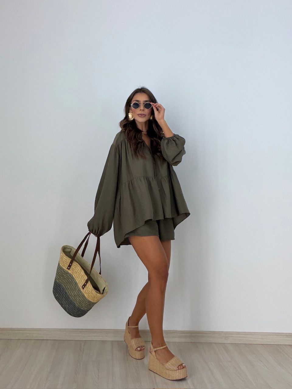 CONJUNTO LILIAN SHORT VERDE