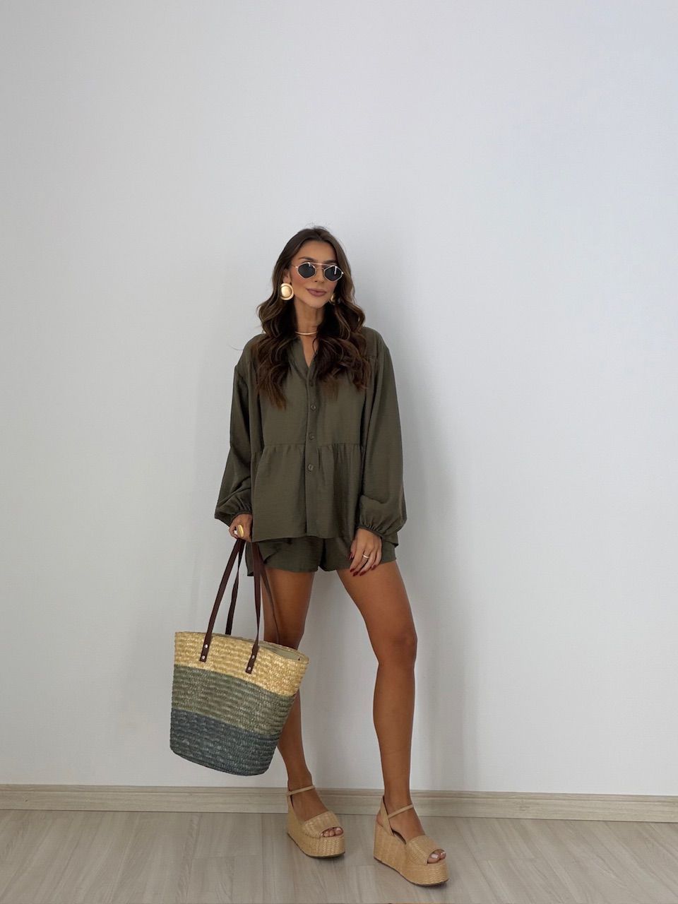 CONJUNTO LILIAN SHORT VERDE