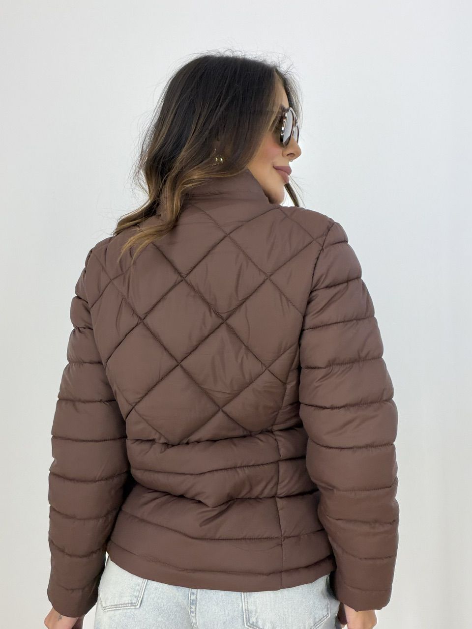 PUFFER ANGELA FORRADA CAFÉ