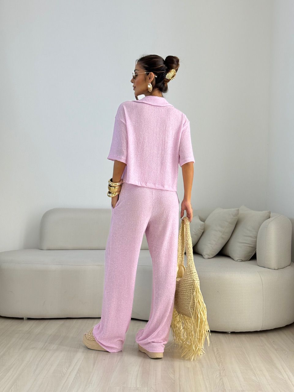 CONJUNTO NATÁLIA TEXTURIZADO LILÁS