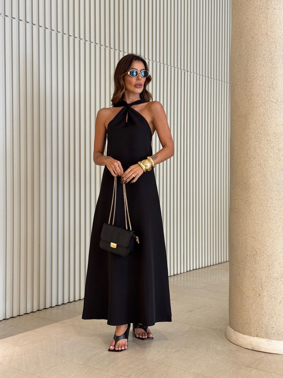 VESTIDO ELLIE 02 LONGO PRETO