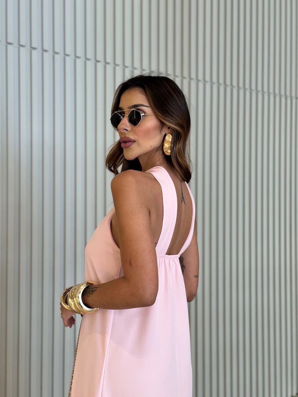 VESTIDO ELLIE 02 LONGO ROSA CLARO