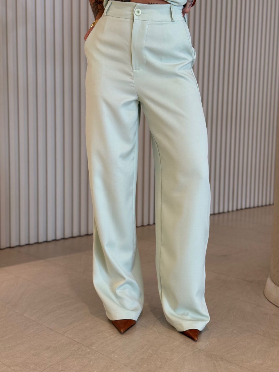 CONJUNTO FATIMA DRAPEADO BABY GREEN