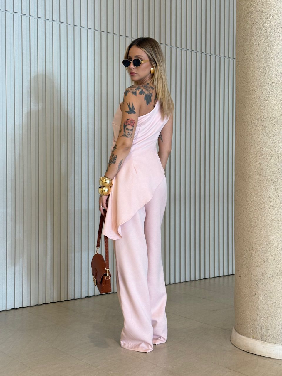 CONJUNTO FATIMA DRAPEADO BABY PINK