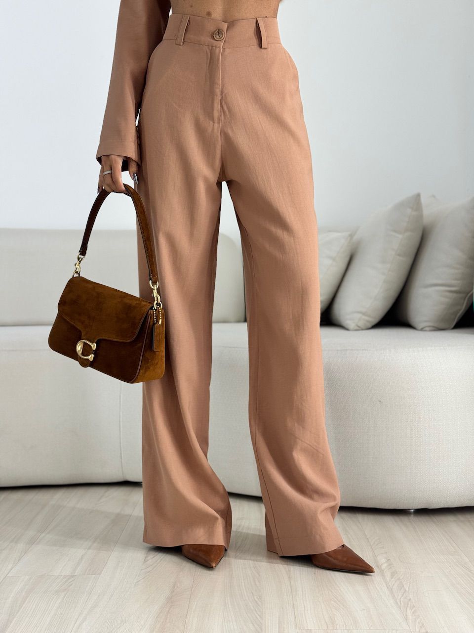 CONJUNTO SIMONE BLAZER CALÇA CAPUCCINO 