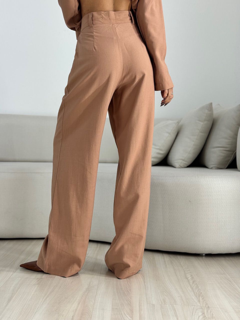 CONJUNTO SIMONE BLAZER CALÇA CAPUCCINO 