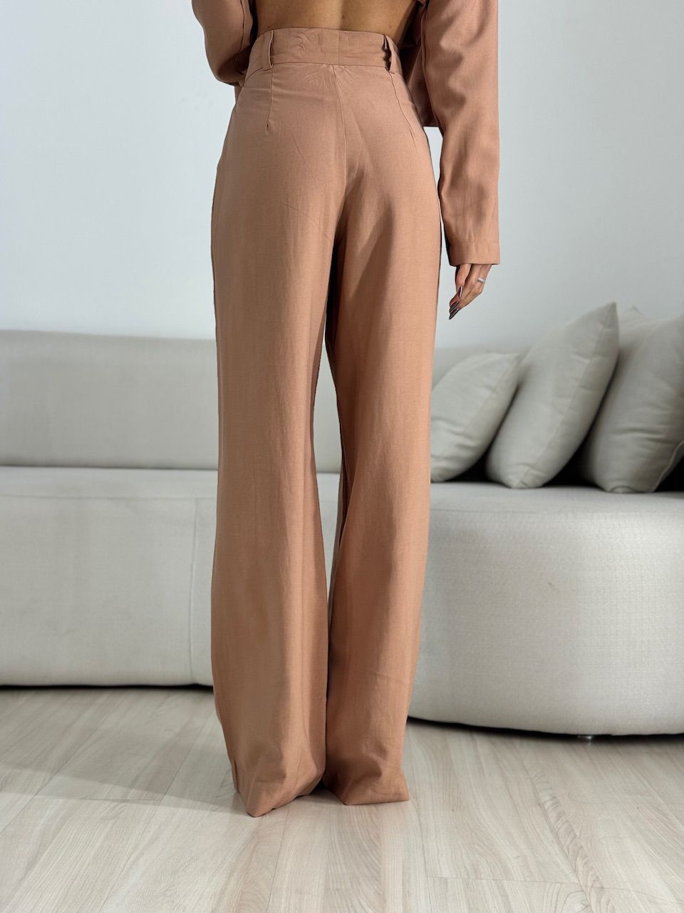 CONJUNTO SIMONE BLAZER CALÇA CAPUCCINO 