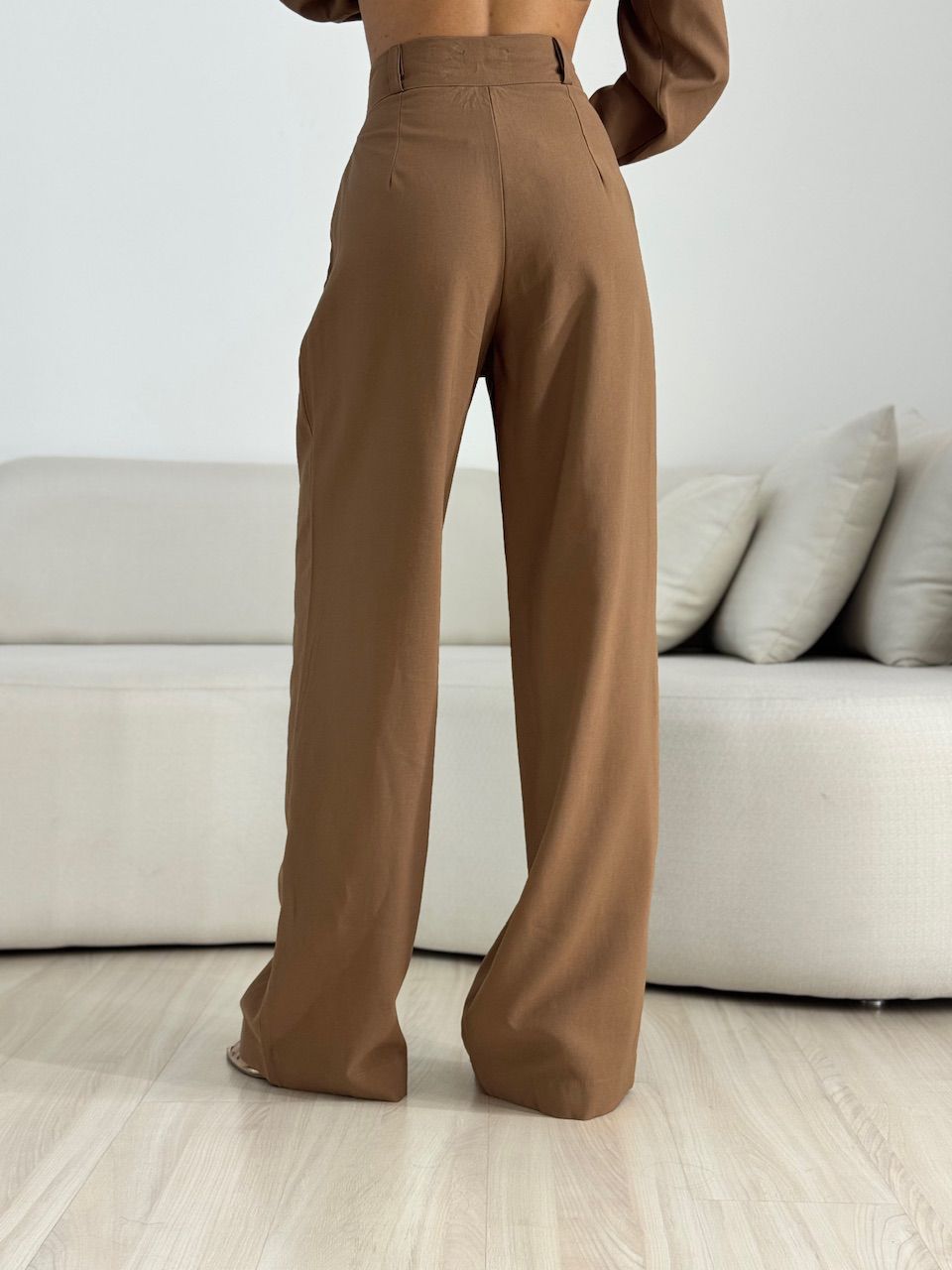 CONJUNTO SIMONE BLAZER CALÇA MARROM