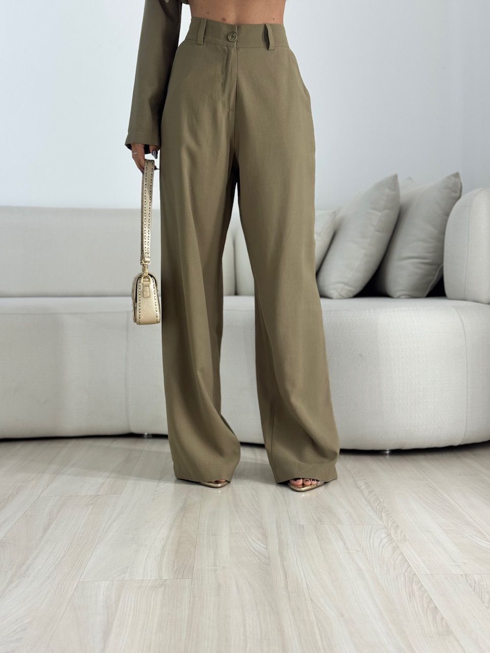 CONJUNTO SIMONE BLAZER CALÇA VERDE OLIVA