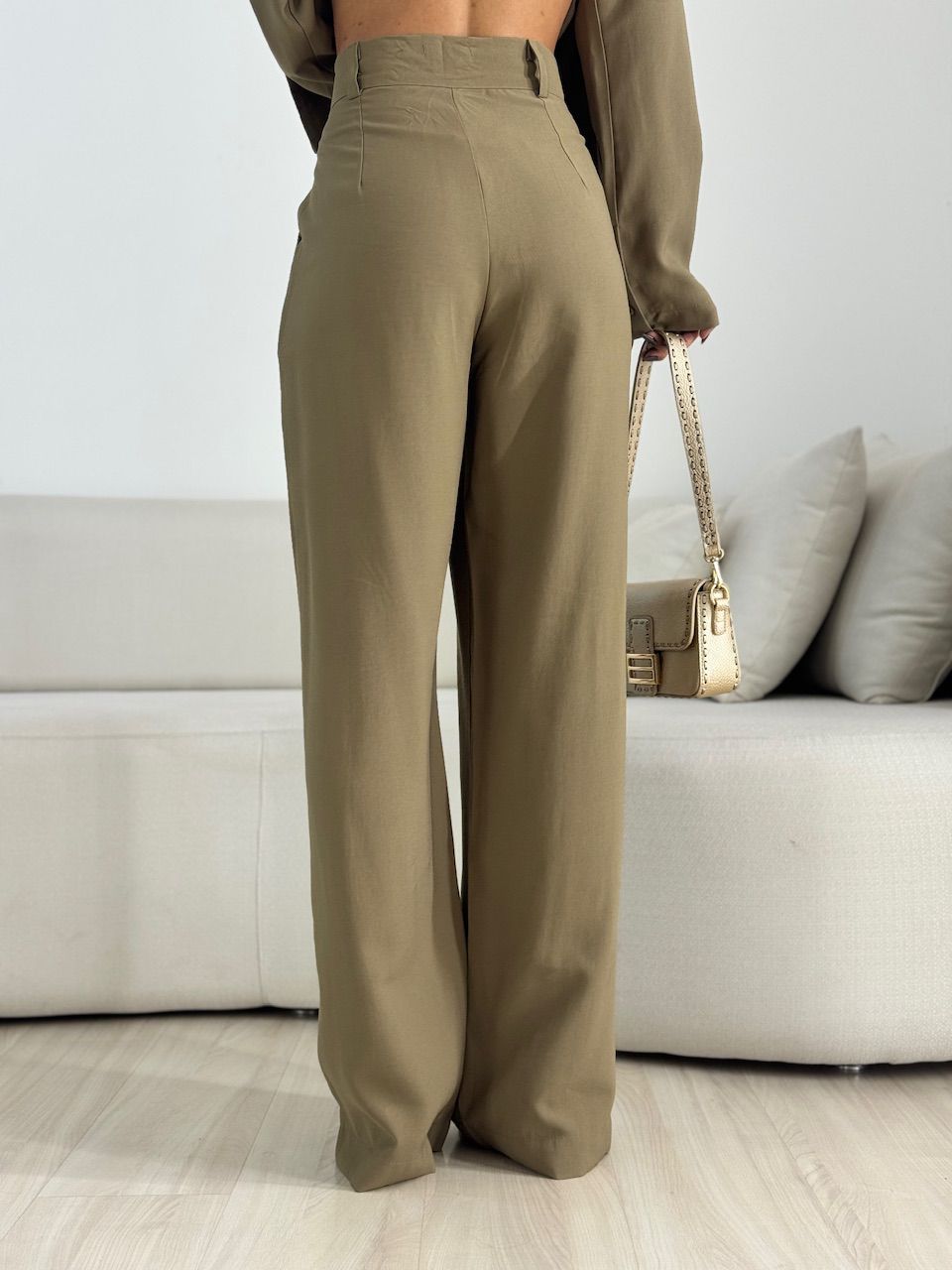 CONJUNTO SIMONE BLAZER CALÇA VERDE OLIVA