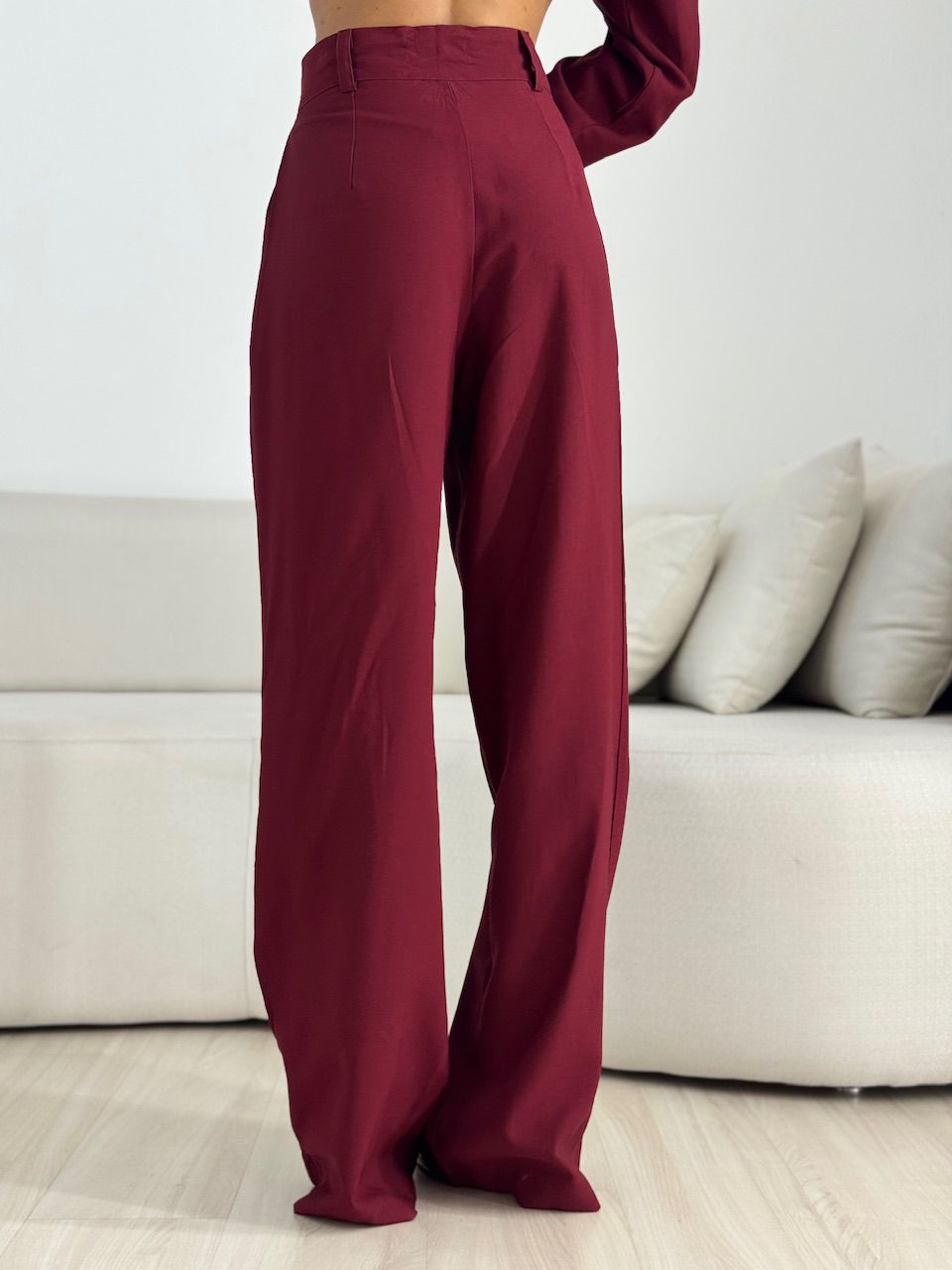 CONJUNTO SIMONE BLAZER CALÇA VINHO