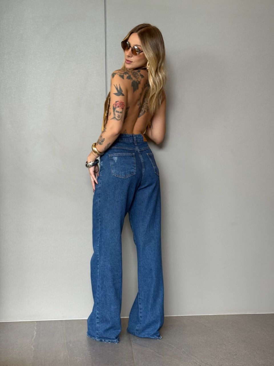 CALÇA ZOE JEANS JEANS ESCURO