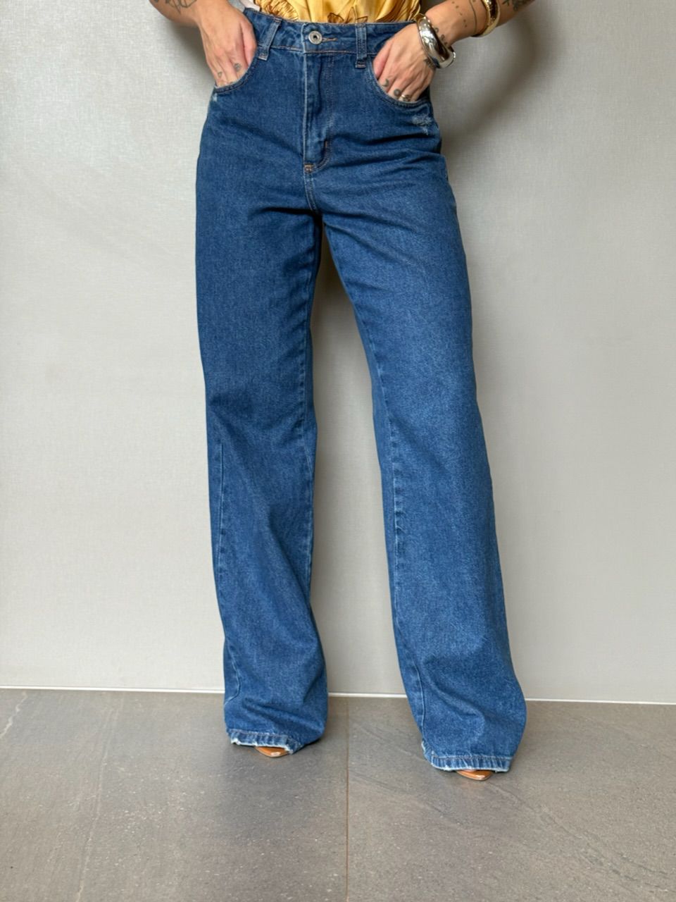 CALÇA ZOE JEANS JEANS ESCURO