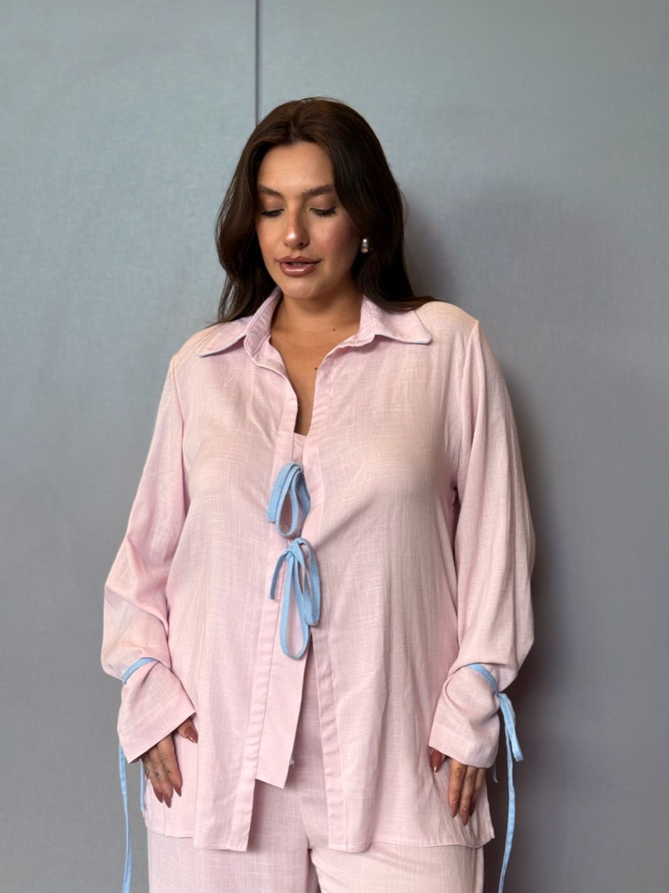 PIJAMA JANAINA CF CALÇA ROSA