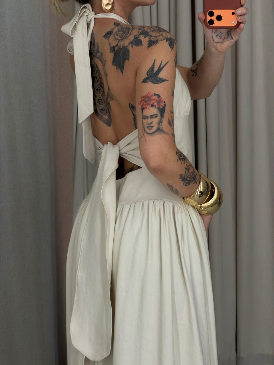 VESTIDO TALITA FLUIDO AREIA