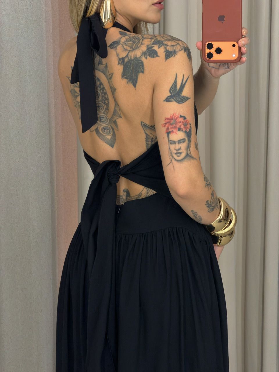 VESTIDO TALITA FLUIDO PRETO