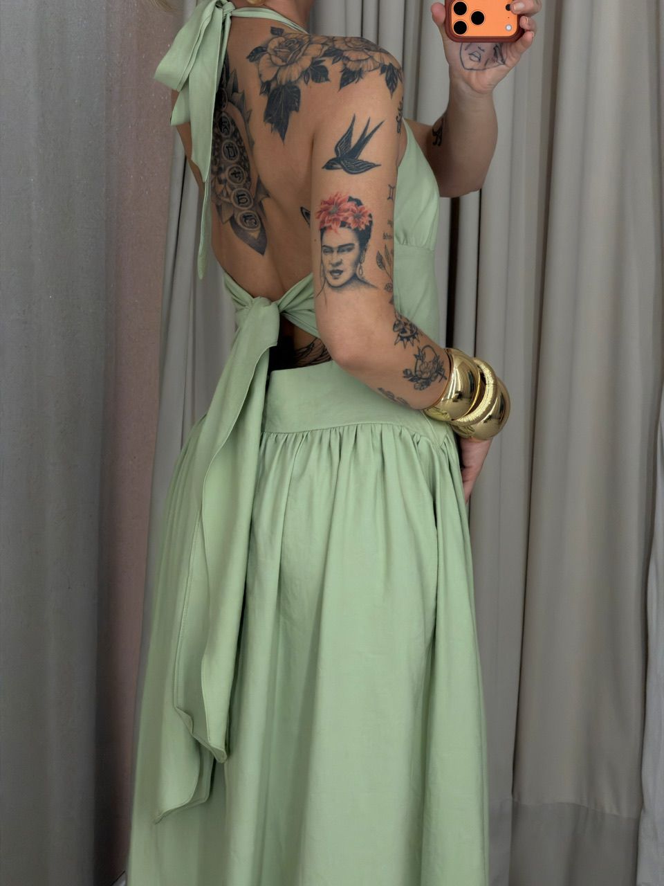 VESTIDO TALITA FLUIDO VERDE