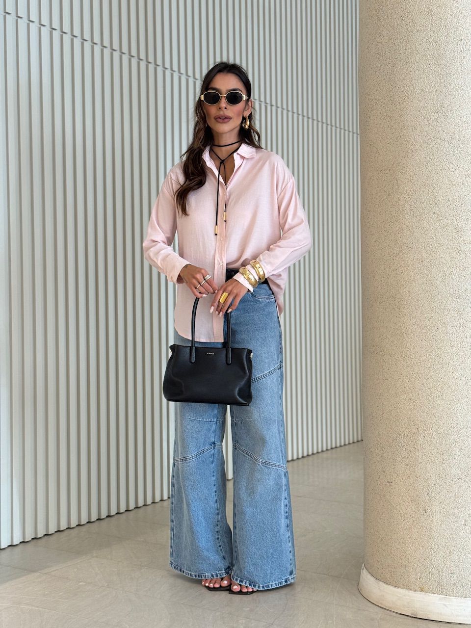 CAMISA FERNANDA OVER ROSA