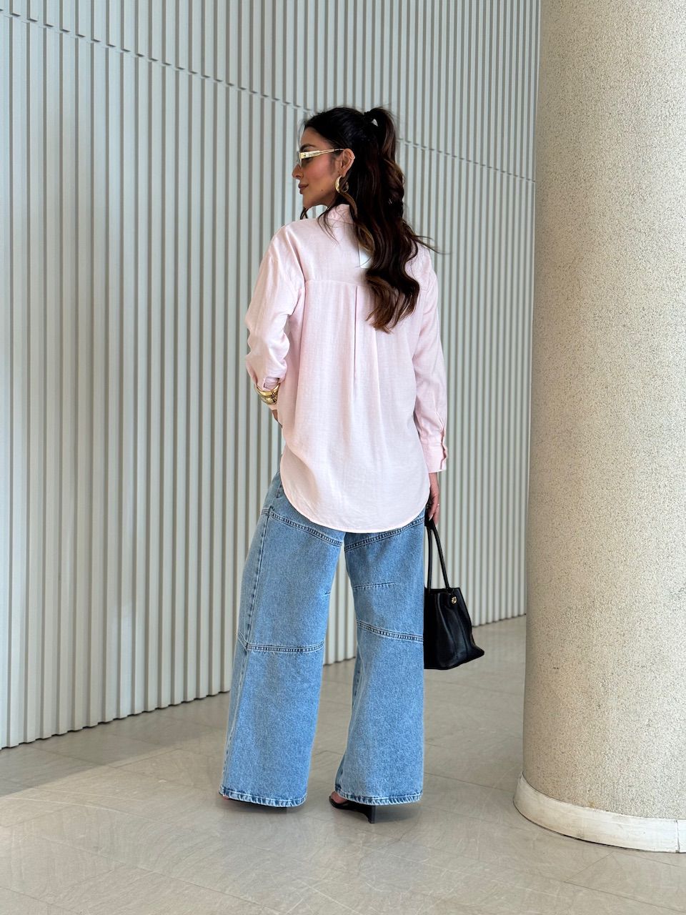 CAMISA FERNANDA OVER ROSA