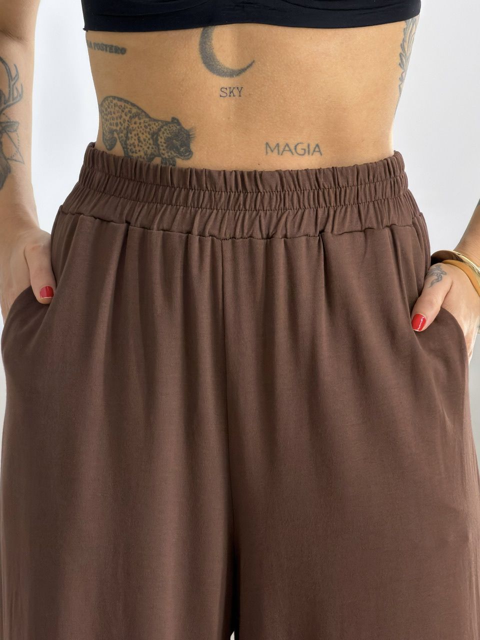 CONJUNTO VERA MOLETINHO MARROM